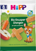 Babysnack Knusperstangen mit Apfel & Karotte ab dem 8. Monat HiPP