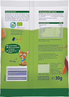 Babysnack Knusperstangen mit Apfel & Karotte ab dem 8. Monat HiPP