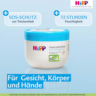 Familiencreme hochverträglich HiPP