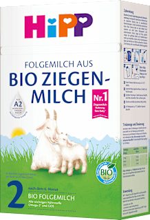 Folgemilch 2 aus Ziegenmilch ab dem 7. Monat  HiPP