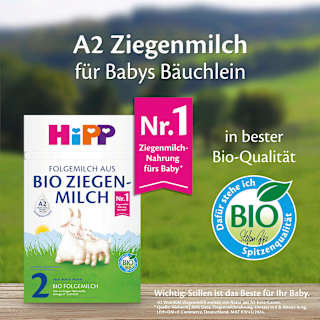 Folgemilch 2 aus Ziegenmilch ab dem 7. Monat  HiPP