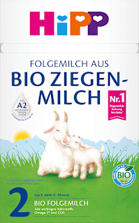 Folgemilch 2 aus Ziegenmilch ab dem 7. Monat  HiPP