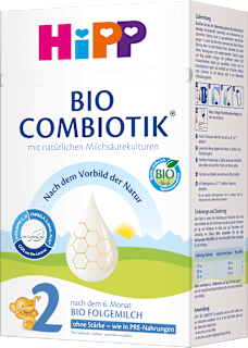 Folgemilch 2 Combiotik ohne Stärke nach dem 6. Monat HiPP