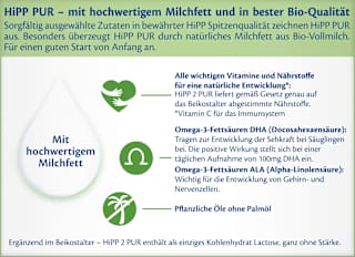 Folgemilch 2 PUR nach dem 6. Monat HiPP