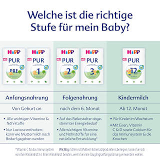 Folgemilch 3 PUR ab dem 10. Monat HiPP