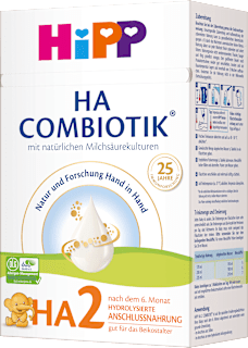 Folgemilch HA2 Combiotik nach dem 6.Monat HiPP