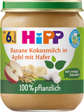 Frucht & Getreide Banane Kokosmilch in Apfel mit Hafer ab dem 6.Monat HiPP