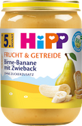 Frucht & Getreide Birne-Banane mit Zwieback ab dem 5. Monat HiPP
