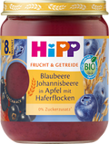 Frucht & Getreide Blaubeere Johannisbeere in Apfel mit Haferflocken ab dem 8.Monat HiPP