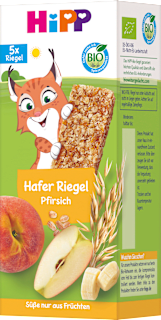 Fruchtriegel Hafer Pfirsich, ab 3 Jahren (5x20 g) HiPP