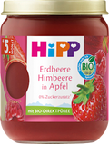 Früchte Erdbeere Himbeere in Apfel ab 5.Monat HiPP