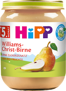 Früchte Williams-Christ-Birne, ab dem 5. Monat HiPP