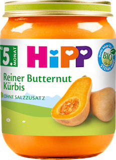 Gemüse Butternut-Kürbis, ab dem 5.Monat  HiPP