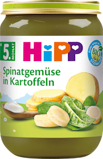 Gemüse Spinat mit Kartoffeln ab dem 5. Monat HiPP
