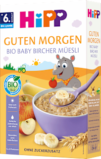 Getreidebrei Bircher Müesli ab dem 6. Monat HiPP