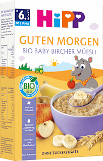 Getreidebrei Bircher Müesli ab dem 6. Monat HiPP