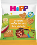 Kindersnack Mini Hafer-Herzen Butterkeks-Vanille, ab 3 Jahre HiPP