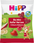 Kindersnack Mini Hafer-Herzen Erdbeere-Himbeere, ab 3 Jahre HiPP
