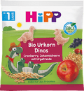 Kindersnack Urkorn-Dinos Cranberry, Johannisbeere, Urgetreide ab 1 Jahr HiPP