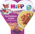Kinderteller Buchstabennudeln mit Bolognese-Sauce ab 1 Jahr HiPP