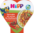Kinderteller Eiernudeln mit Paprika-Gemüse und zartem Rindfleisch ab 1 Jahr HiPP
