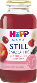 Still Smoothie Rote Früchte in Apfel mit Eisen Hipp Mama