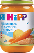 Menü Früh-Karotten mit Kartoffeln & Wildlachs ab dem 5. Monat  HiPP