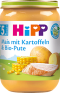 Menü Mais mit Kartoffelpüree & Pute ab dem 5.Monat HiPP