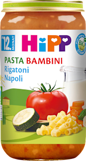 Menü Pasta Rigatoni Napoli ab dem 12. Monat HiPP