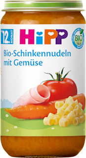 Menü Schinkennudeln mit Gemüse ab dem 12. Monat HiPP