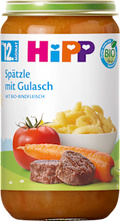 Menü Spätzle mit Gulasch ab dem 12. Monat HiPP