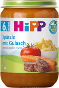 Menü Spätzle mit Gulasch ab dem 6. Monat HiPP