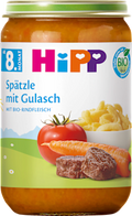 Menü Spätzle mit Gulasch ab dem 8. Monat HiPP