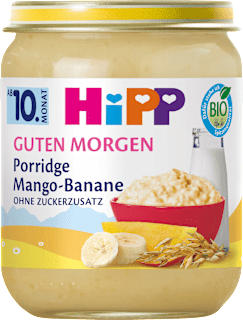 Porridge Frühstück Mango-Banane-Haferbrei, ab dem 10.Monat HiPP