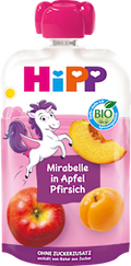 Quetschie Mirabelle in Apfel-Pfirsich ab 1 Jahr HiPP