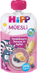 Quetschie Müsli Heidelbeere, Banane in Apfel ab 1 Jahr HiPP