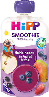 Quetschie Smoothie Mix Heidelbeere in Apfel-Birne, ab 1 Jahr  HiPP