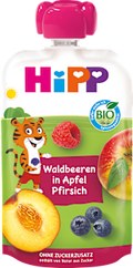 Quetschie Waldbeeren in Apfel Pfirsich ab 1 Jahr HiPP