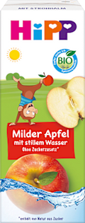 Saft Milder Apfel mit stillem Wasser ab 1 Jahr HiPP