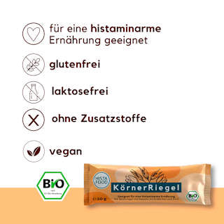 Müsliriegel Körner mit Datteln, Kürbiskernen & Zimt HistaFood