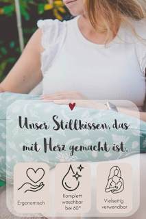 Stillkissen grün Motiv Wald Hobea
