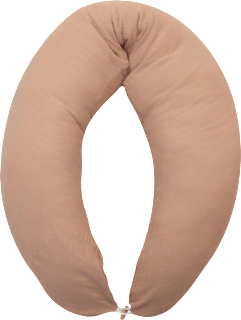 Stillkissen Musselin taupe Hobea