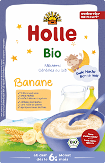 Abendbrei Milch Banane ab dem 6. Monat Holle