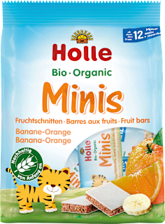 Fruchtriegel Minis Banane-Orange ab dem 12. Monat Holle