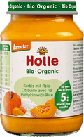 Menü Kürbis mit Reis ab dem 5.Monat Holle