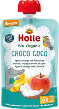 Quetschie Croco Coco, Apfel & Mango mit Kokusnuss ab 8 Monaten Holle