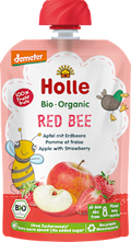 Quetschie Red Bee, Apfel & Erdbeere ab 8 Monaten Holle