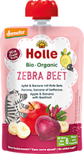 Quetschie Zebra Beet, Apfel, Banane & rote Bete ab 6 Monaten Holle