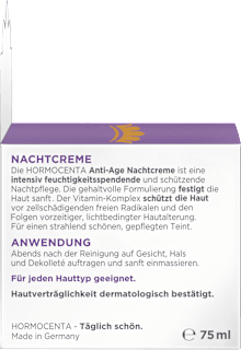 Nachtcreme Anti Age reichhaltig Hormocenta