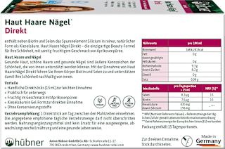 Haut Haare Nägel Direktsticks 15 St hübner